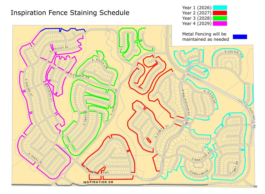 Fence Staining Map Updated November 2025