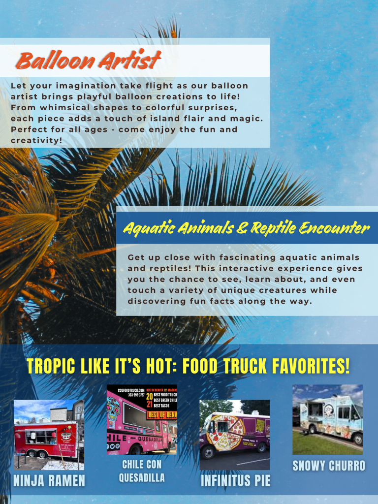 June event flyer with palm trees page 3