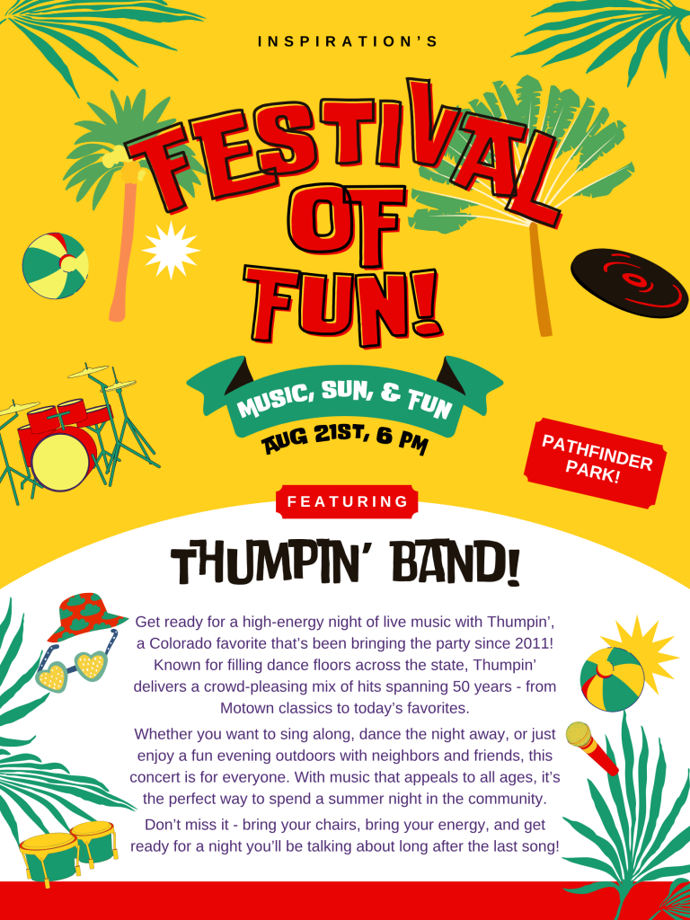 August SPARK Flyer yellow with band details