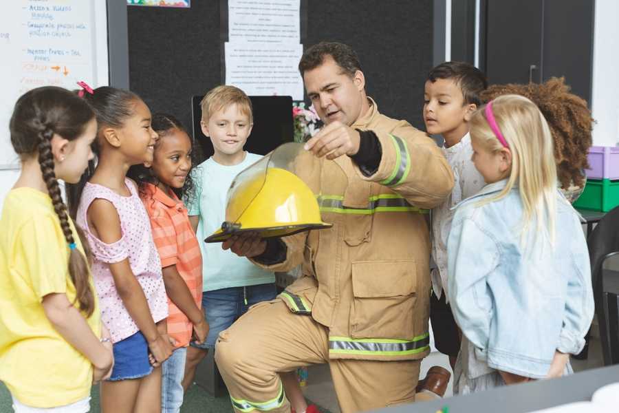 Kid's fire safety seminar promo photo